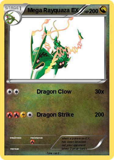 Pokemon Mega Rayquaza EX