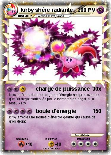 Pokemon kirby shère radiante