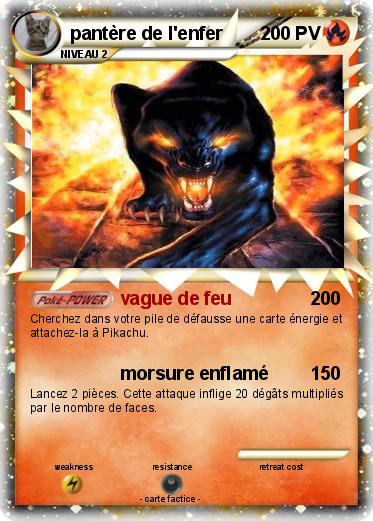 Pokemon pantère de l'enfer