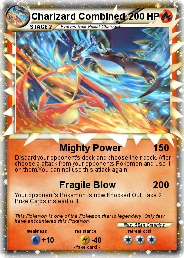 Pokemon Charizard Combined