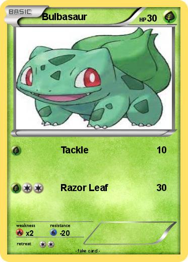 Pokemon Bulbasaur
