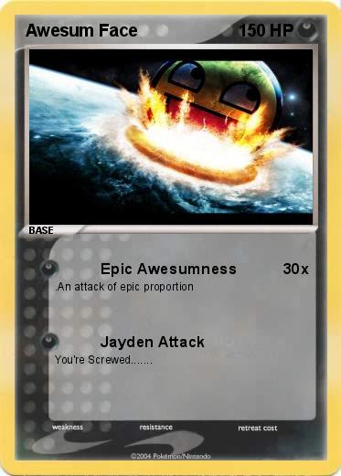 Pokemon Awesum Face