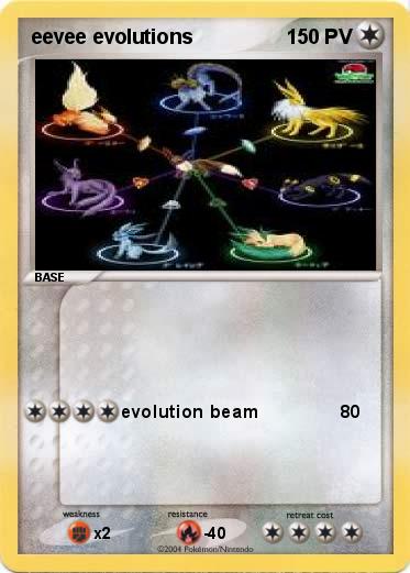 Pokemon eevee evolutions