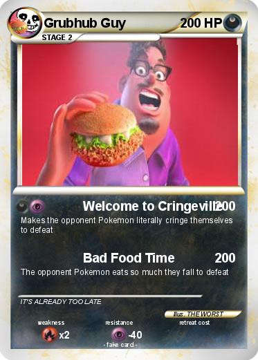 Pokemon Grubhub Guy
