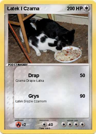 Pokemon Łatek I Czarna