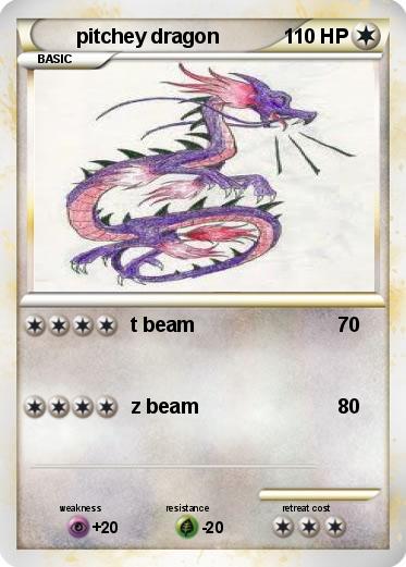 Pokemon pitchey dragon