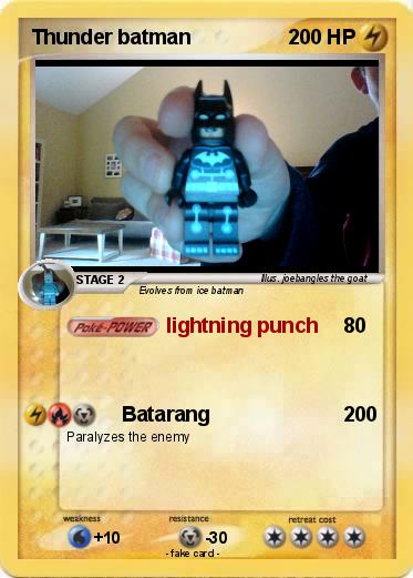 Pokemon Thunder batman
