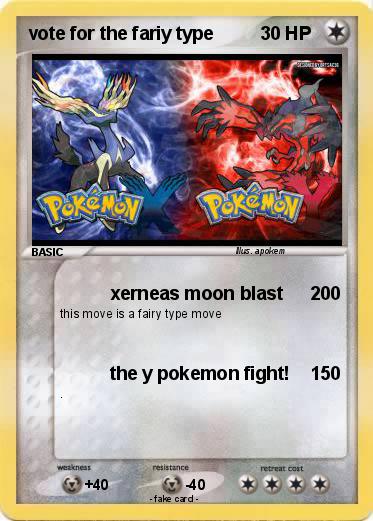 Pokemon vote for the fariy type