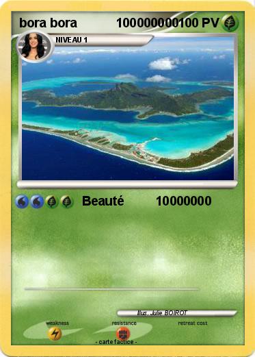 Pokemon bora bora           100000000
