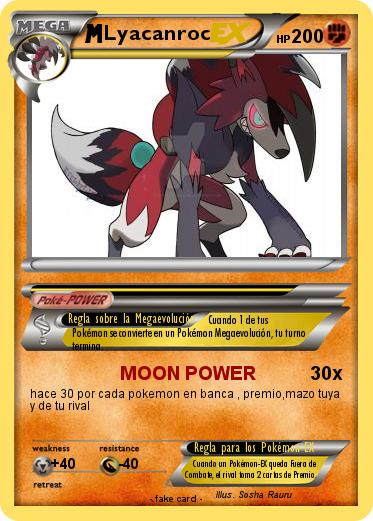 Pokemon Lyacanroc
