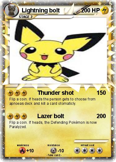 Pokemon Lightning bolt