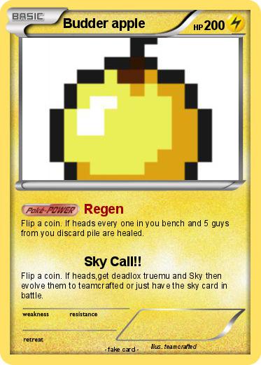 Pokemon Budder apple