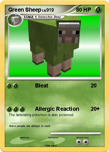 Pokemon Green Sheep