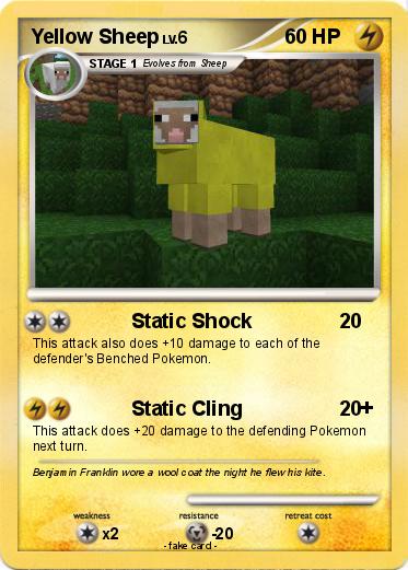 Pokemon Yellow Sheep