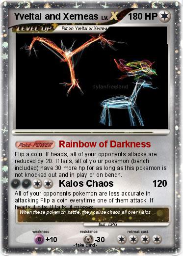 Pokemon Yveltal and Xerneas