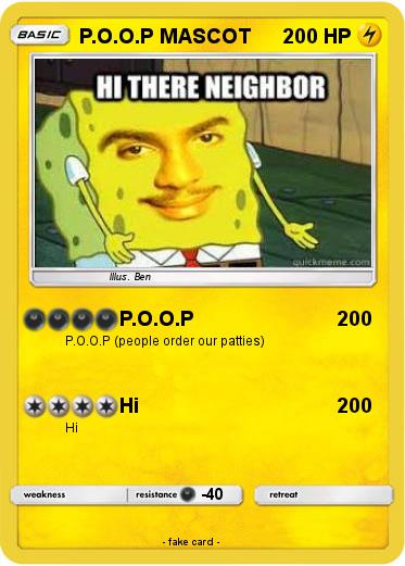 Pokemon P.O.O.P MASCOT