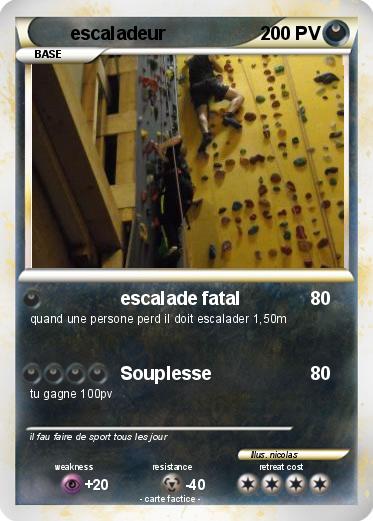 Pokemon escaladeur