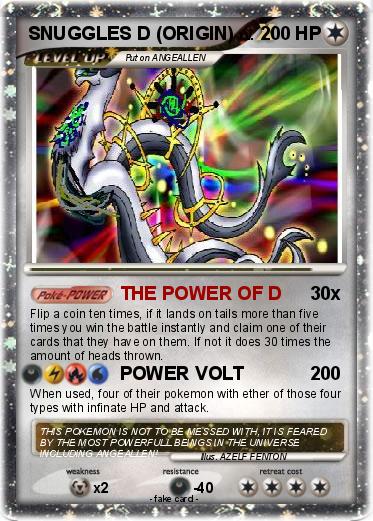 Pokemon SNUGGLES D (ORIGIN)