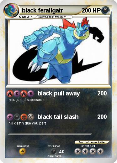 Pokemon black feraligatr