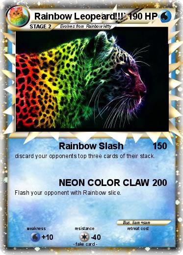Pokemon Rainbow Leopeard!!!`