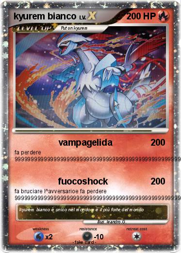 Pokemon kyurem bianco