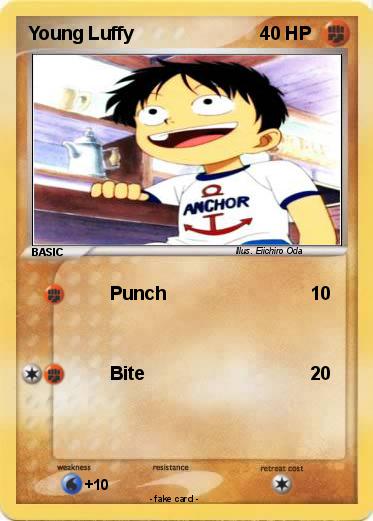 Pokemon Young Luffy