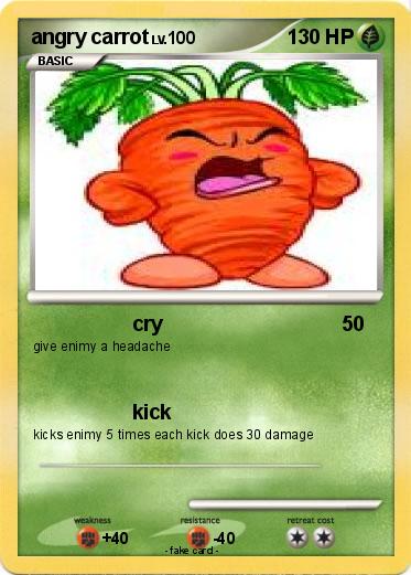 Pokemon angry carrot