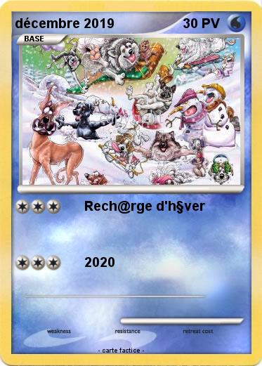 Pokemon décembre 2019