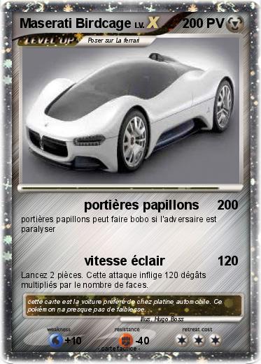 Pokemon Maserati Birdcage