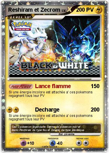 Pokemon Reshiram et Zecrom
