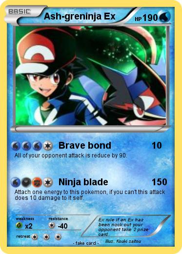 Pokemon Ash-greninja Ex