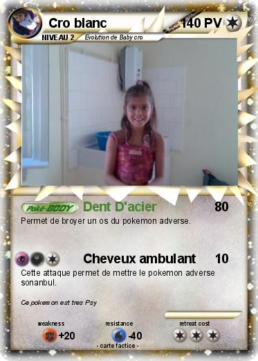 Pokemon Cro blanc