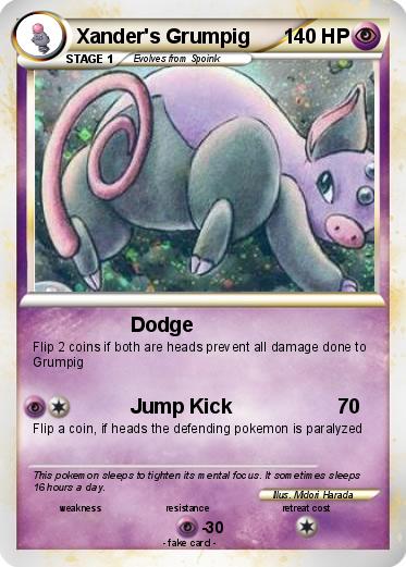 Pokemon Xander's Grumpig