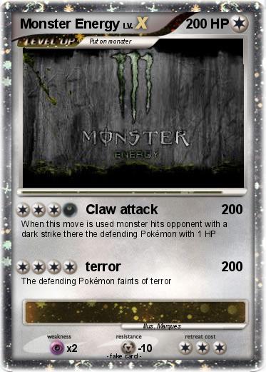 Pokemon Monster Energy