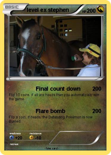 Pokemon level ex stephen