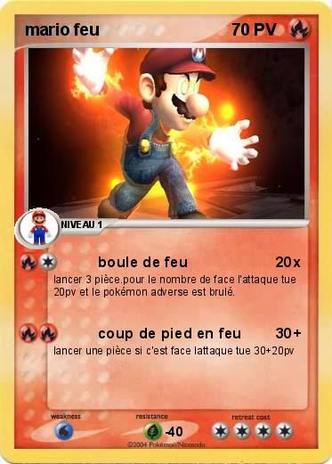 Pokemon mario feu