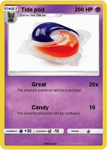 Pokemon Tide pod