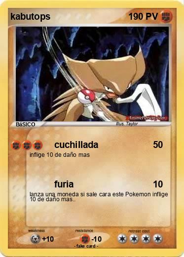 Pokemon kabutops
