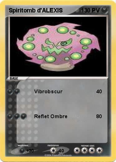 Pokemon Spiritomb d'ALEXIS