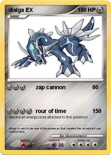 Pokemon dialga EX