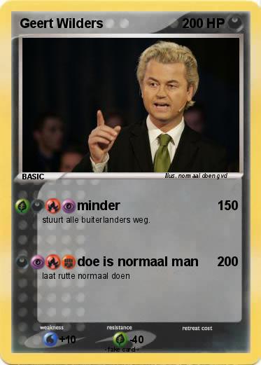 Pokemon Geert Wilders