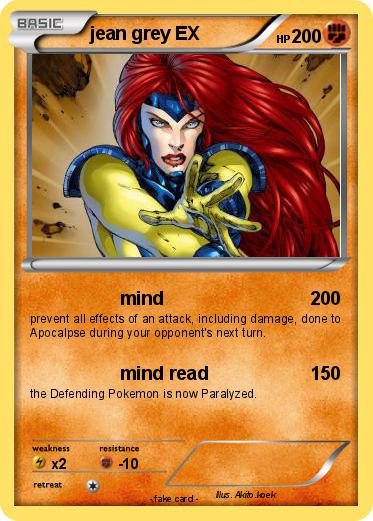 Pokemon jean grey EX