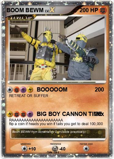 Pokemon BOOM BEWM