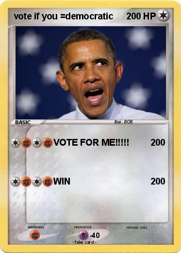 Pokemon vote if you =democratic
