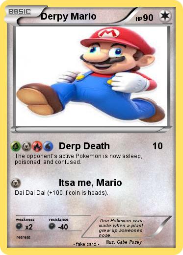 Pokemon Derpy Mario