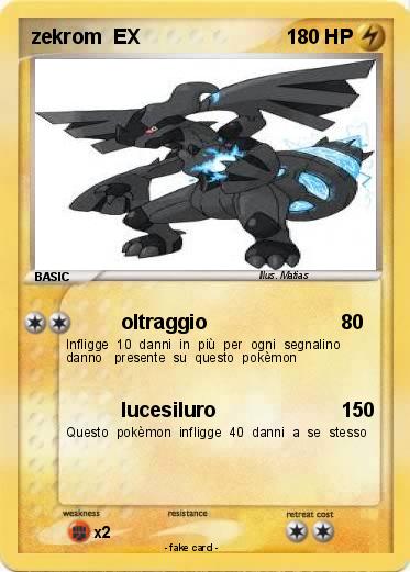 Pokemon zekrom  EX