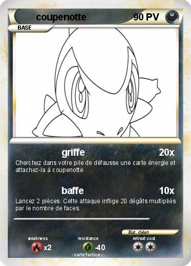 Pokemon coupenotte