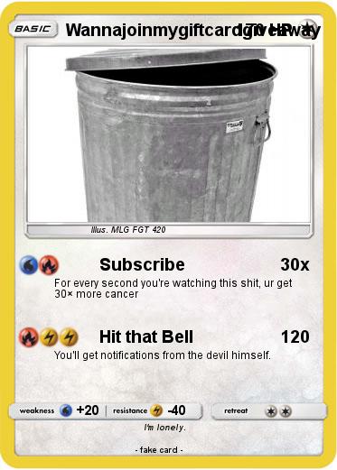 Pokemon Wannajoinmygiftcardgiveaway