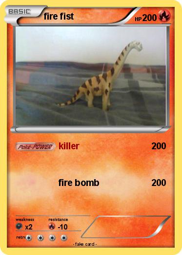 Pokemon fire fist
