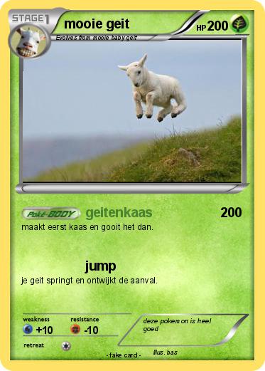 Pokemon mooie geit